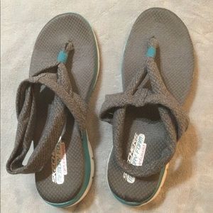 Skechers Sandals Memory foam. Gel infused.